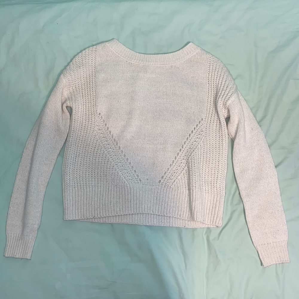 White Knitted Shirt from Aeropostale